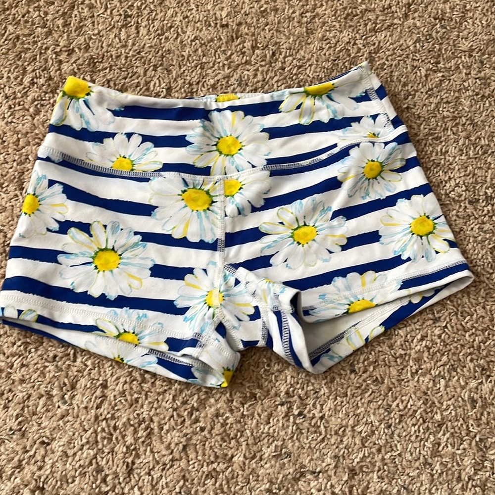 Savage Barbell BOOTY SHORTS - SUNSHINE DAISY DUKES size XS.